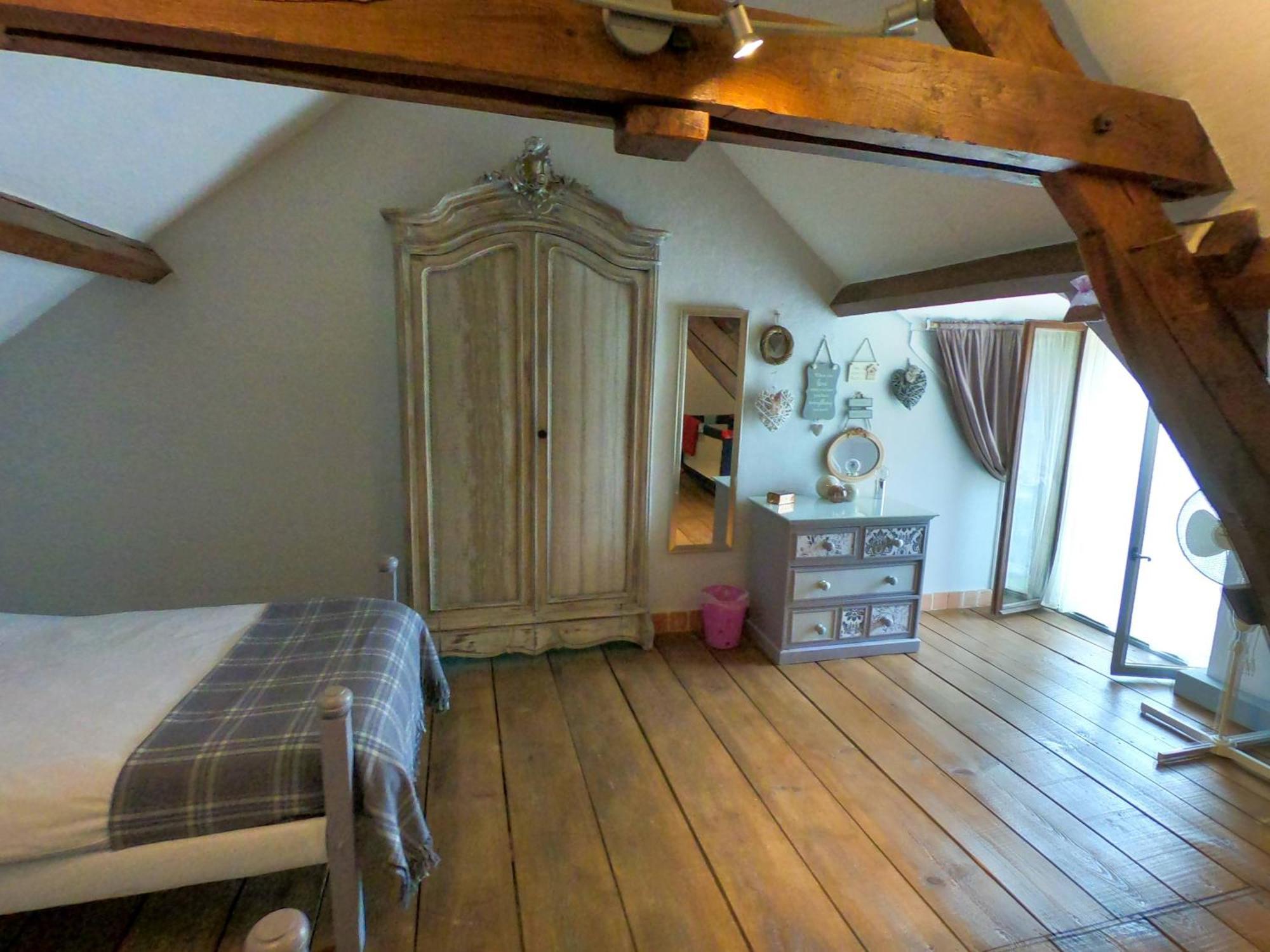 Traditional Longere Farmhouse At La Fortinerie Mouliherne Exterior photo